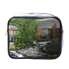 Landscape Summer Fall Colors Mill Mini Toiletries Bag (one Side) by Amaryn4rt