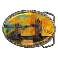 London Tower Abstract Bridge Belt Buckles by Amaryn4rt