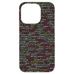 Full Frame Shot Of Abstract Pattern iPhone 14 Pro Black UV Print Case Front