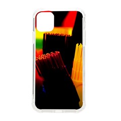 Plastic Brush Color Yellow Red Iphone 11 Tpu Uv Print Case