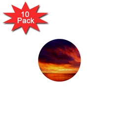 Sunset The Pacific Ocean Evening 1  Mini Buttons (10 Pack)  by Amaryn4rt