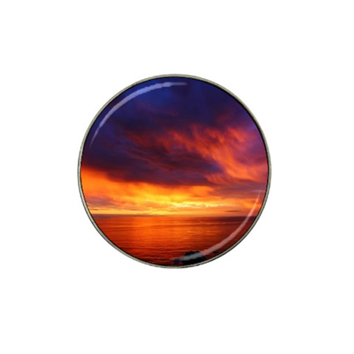 Sunset The Pacific Ocean Evening Hat Clip Ball Marker (4 pack)