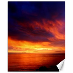 Sunset The Pacific Ocean Evening Canvas 16  X 20  by Amaryn4rt