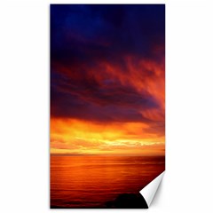 Sunset The Pacific Ocean Evening Canvas 40  X 72  by Amaryn4rt
