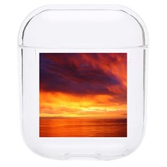 Sunset The Pacific Ocean Evening Hard Pc Airpods 1/2 Case by Amaryn4rt