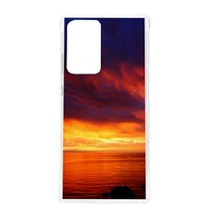 Sunset The Pacific Ocean Evening Samsung Galaxy Note 20 Ultra Tpu Uv Case by Amaryn4rt