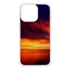 Sunset The Pacific Ocean Evening Iphone 13 Pro Tpu Uv Print Case by Amaryn4rt