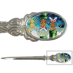 Cartoon Game Games Starry Night Doctor Who Van Gogh Parody Letter Opener by Modalart