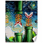 Cartoon Game Games Starry Night Doctor Who Van Gogh Parody Canvas 12  x 16  11.86 x15.41  Canvas - 1