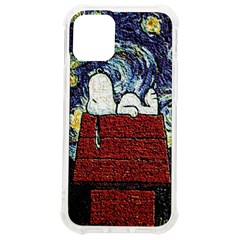 Cartoon Dog House Van Gogh Iphone 12 Mini Tpu Uv Print Case	 by Modalart