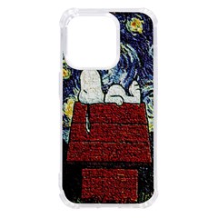 Cartoon Dog House Van Gogh Iphone 14 Pro Tpu Uv Print Case by Modalart