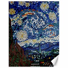 Mosaic Art Vincent Van Gogh Starry Night Canvas 12  X 16  by Modalart