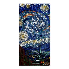 Mosaic Art Vincent Van Gogh Starry Night Shower Curtain 36  X 72  (stall)  by Modalart