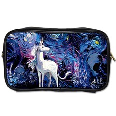 Unicorn Starry Night Print Van Gogh Toiletries Bag (two Sides)