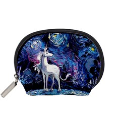 Unicorn Starry Night Print Van Gogh Accessory Pouch (small)