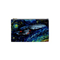 Star Ship Parody Art Starry Night Cosmetic Bag (small)