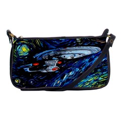 Star Ship Parody Art Starry Night Shoulder Clutch Bag