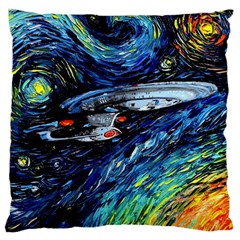 Star Ship Parody Art Starry Night Large Cushion Case (Two Sides)