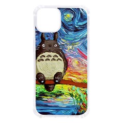 Totoro Starry Night Art Van Gogh Parody Iphone 13 Tpu Uv Print Case by Modalart