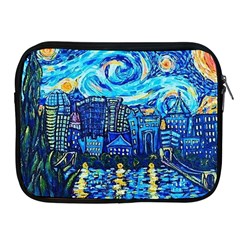 Starry Night Van Gogh Painting Art City Scape Apple Ipad 2/3/4 Zipper Cases by Modalart