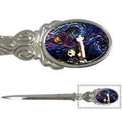 Cartoon Art Starry Night Van Gogh Letter Opener by Modalart