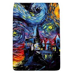 Castle Hogwarts Starry Night Print Van Gogh Parody Removable Flap Cover (l) by Modalart