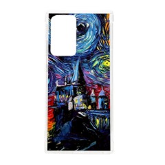 Castle Hogwarts Starry Night Print Van Gogh Parody Samsung Galaxy Note 20 Ultra Tpu Uv Case by Modalart