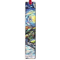 The Great Wall Nature Painting Starry Night Van Gogh Large Book Marks by Modalart