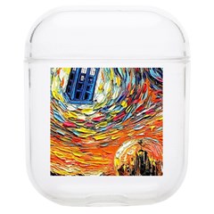 Tardis Starry Night Doctor Who Van Gogh Parody Soft Tpu Airpods 1/2 Case