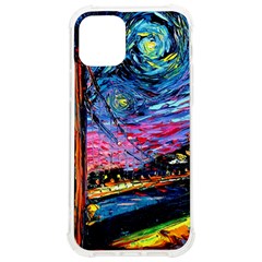 Golden Gate Bridge Starry Night Vincent Van Gogh Iphone 12/12 Pro Tpu Uv Print Case by Modalart