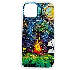 Dog Cartoon Starry Night Print Van Gogh Parody Iphone 12 Pro Max Tpu Uv Print Case by Modalart