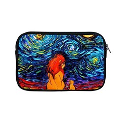 Lion Art Starry Night Van Gogh Apple Macbook Pro 13  Zipper Case by Modalart