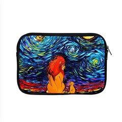 Lion Art Starry Night Van Gogh Apple Macbook Pro 15  Zipper Case by Modalart
