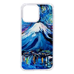 Mount Fuji Art Starry Night Van Gogh Iphone 14 Pro Max Tpu Uv Print Case by Modalart