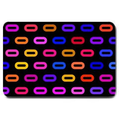 Pattern Background Structure Black Large Doormat by Pakjumat