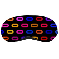 Pattern Background Structure Black Sleep Mask by Pakjumat