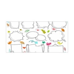 Set Chalk Out Chitchat Scribble Yoga Headband by Pakjumat