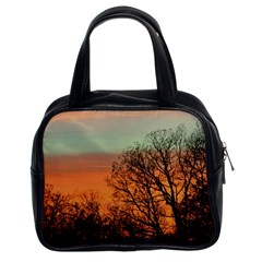 Twilight Sunset Sky Evening Clouds Classic Handbag (two Sides) by Amaryn4rt