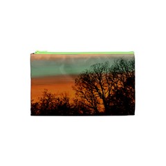 Twilight Sunset Sky Evening Clouds Cosmetic Bag (xs) by Amaryn4rt