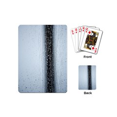 Rain Raindrop Drop Of Water Drip Playing Cards Single Design (mini) by Amaryn4rt