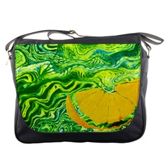 Zitro Abstract Sour Texture Food Messenger Bag by Amaryn4rt