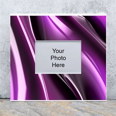 Fractal Mathematics Abstract White Wall Photo Frame 5  X 7  by Amaryn4rt