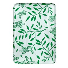 Leaves Foliage Green Wallpaper Rectangular Glass Fridge Magnet (4 Pack) by Amaryn4rt