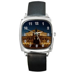 Dresden Semper Opera House Square Metal Watch by Amaryn4rt