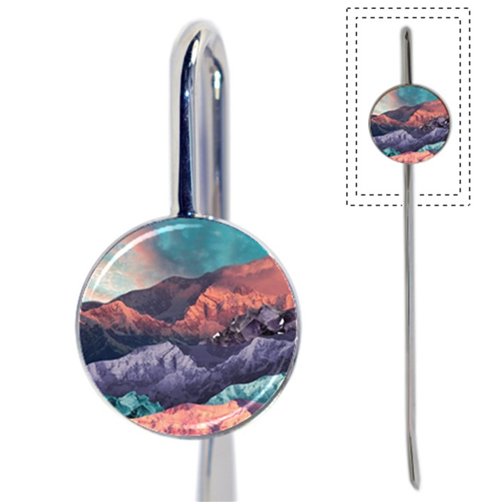 Adventure Psychedelic Mountain Book Mark