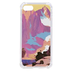 Pink Mountains Grand Canyon Psychedelic Mountain Iphone Se by Modalart