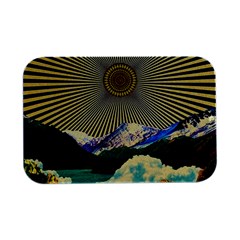 Surreal Art Psychadelic Mountain Open Lid Metal Box (silver)  