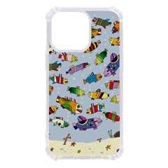Fish Ocean Sea Water Diving Blue Iphone 13 Pro Tpu Uv Print Case by Modalart
