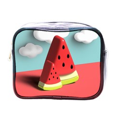 Watermelon Fruit Mini Toiletries Bag (one Side) by Modalart