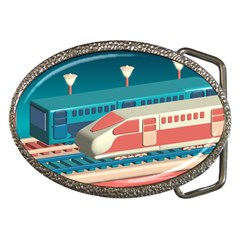 Bridge Transportation Train Toys Belt Buckles by Modalart